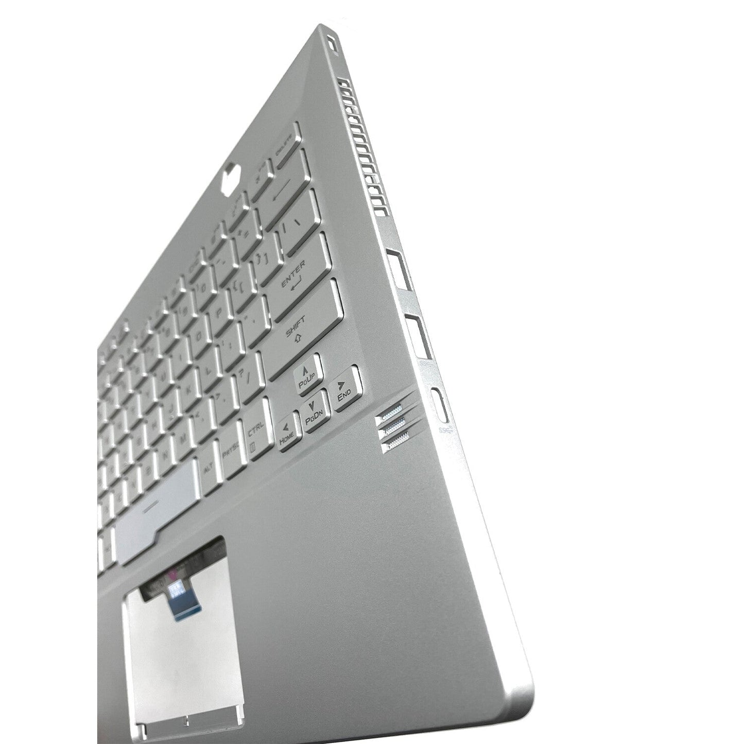 For Asus GA401Q GA401 GA401I GA401U 14in Palmrest Cover Backlit Keyboard Silver