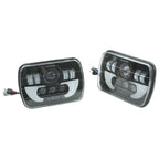 Headlamp Projector Kit High/Low Sealed Beam w/DRL Super Bright 12000lm