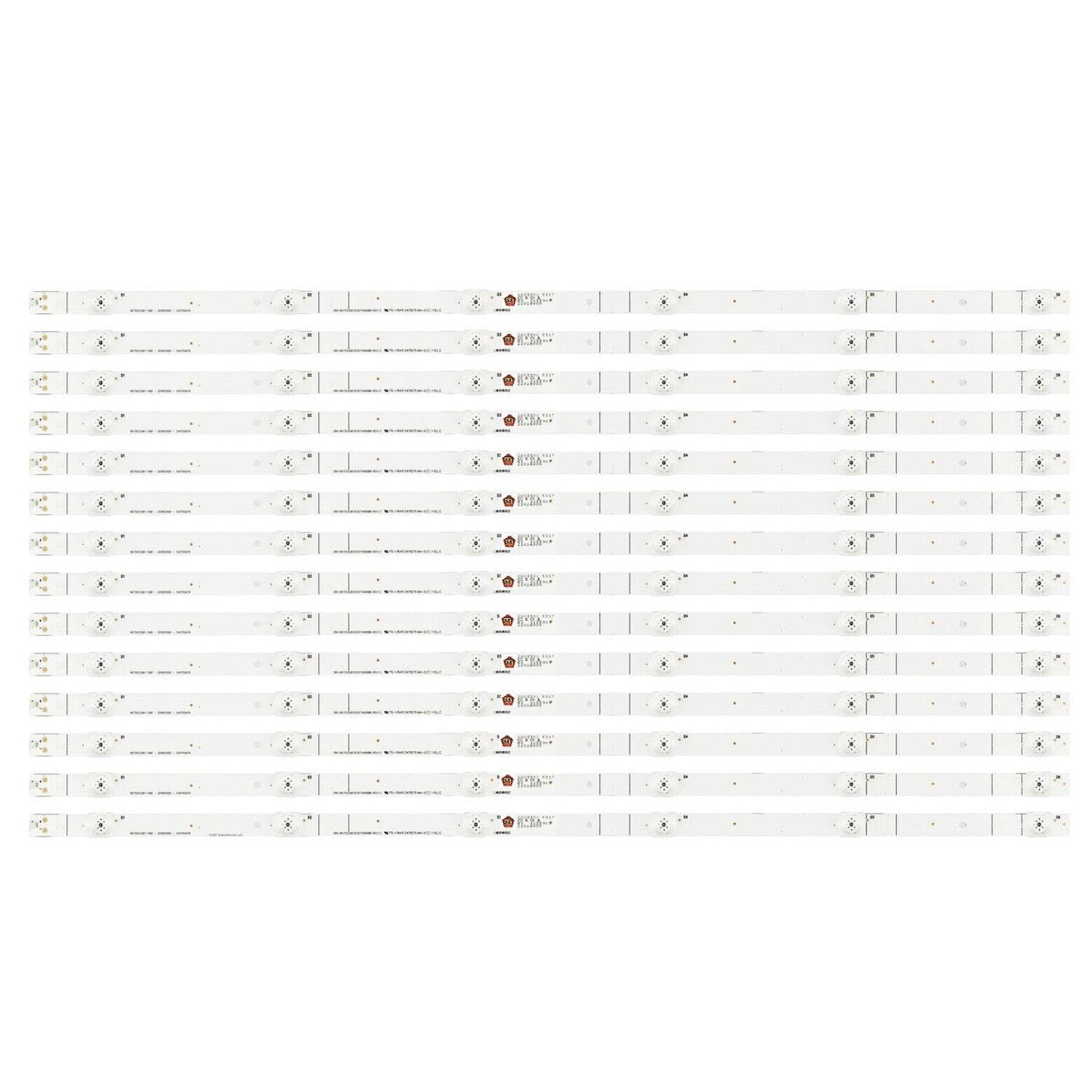 LED Backlight bar(14)For Hisense SVH750A76 75R6E3 75H6570G 75E3D 75H6510G 75A6G