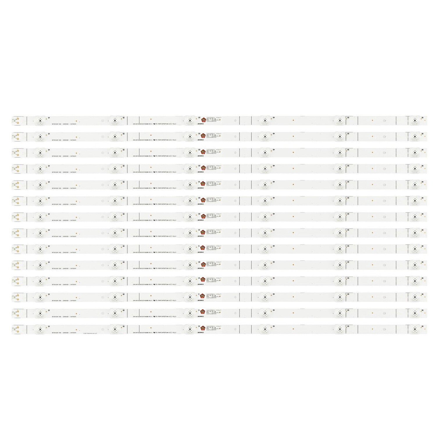 LED Backlight bar(14)For Hisense SVH750A76 75R6E3 75H6570G 75E3D 75H6510G 75A6G