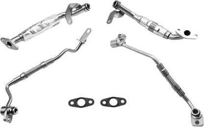 Turbo Charger Coolant Hose Line Kit 11427563713 For Base 3.0L L6 BMW 335i 335xi