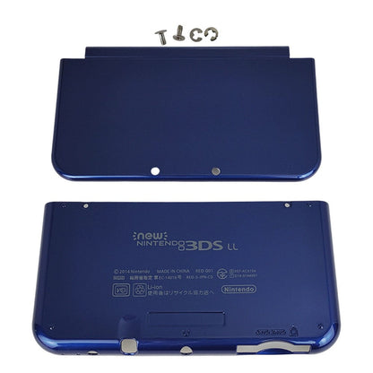 Top Bottom Cover Replacement Housing Shell Case Blue for Nintendo 3DS XL LL