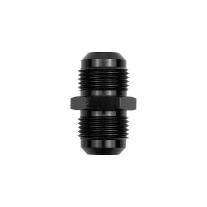 12 to 12 Flare Union Coupler Straight Fuel Hose Fitting Coupling Aluminum Black