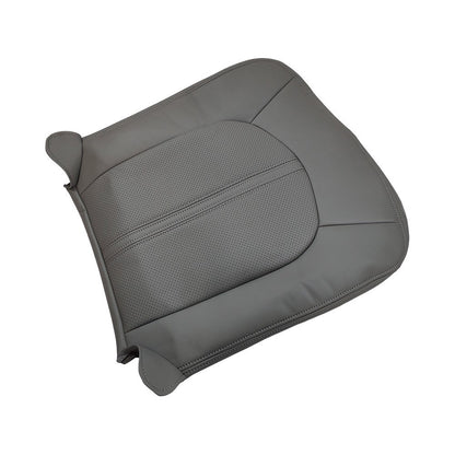 Front Driver Bottom Top Leather Seat Cover Gray For 2008 - 2013 Cadillac CTS