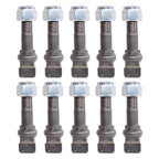 10 Pack For Carlton Long Side Offset Stump Grinder Teeth With Nut 00450130