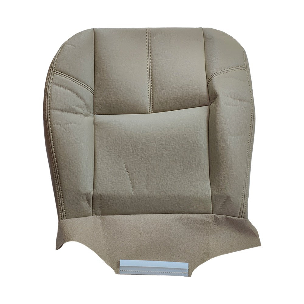Driver Bottom Leather Seat Cover Tan For 2007 2008 - 2012 Chevy Silverado