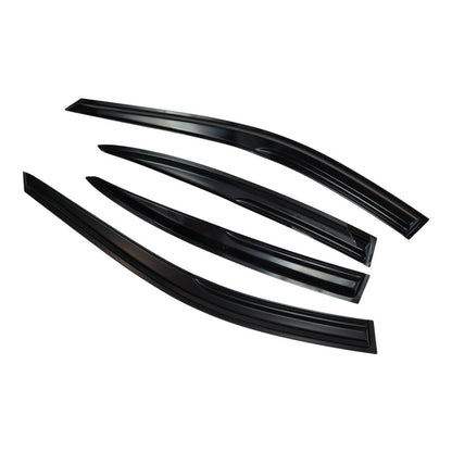 Window Visor Vent Rain Shades Guards Deflectors For 04-08 Acura TL Sedan Black