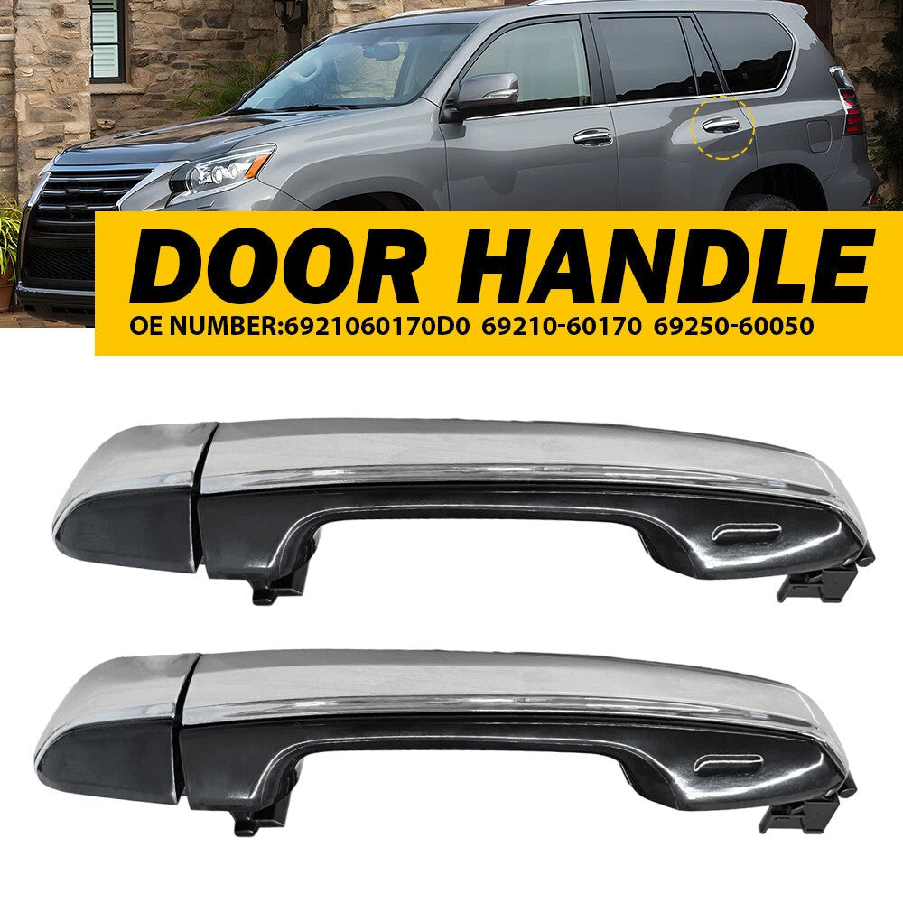 2X Rear Exterior Door Handle Left+Right 69210-60170 For 2010-20 Toyota 4Runner K