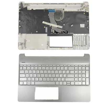 For HP 15-DY 15-EF 15-dy1032wm 15-ef0023dx Palmrest M17184-001 L63578-001 Silver
