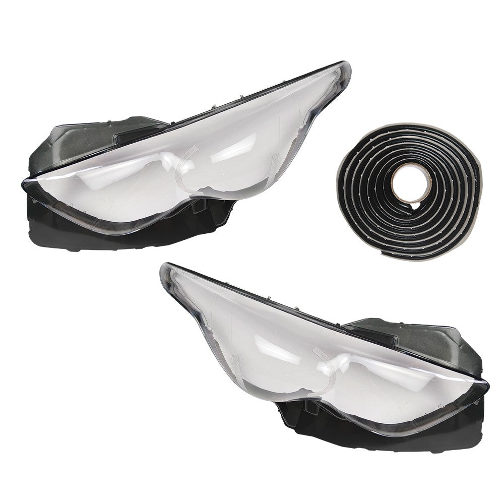 For Infiniti FX35 2009-2013 Front Headlight Lens Clear Cover + Seal Glue