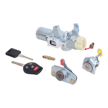 For Nissan Versa 12-19 Ignition Lock Cylinder & Door &Trunk Deck Lid Lock & Keys