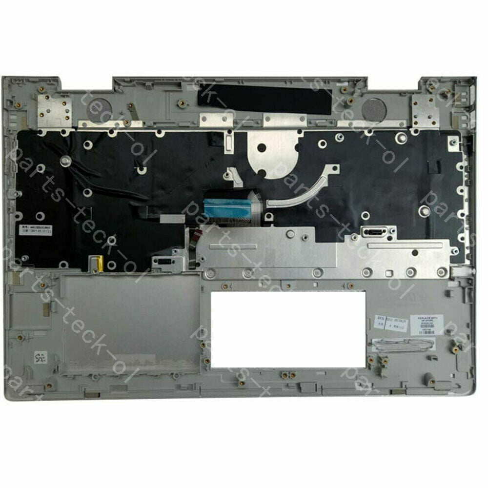 New 934640-001 Palmrest Case w/Backlit Keyboard Silver For HP ENVY X360 15-BP US