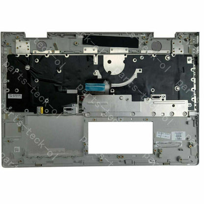 New 934640-001 Palmrest Case w/Backlit Keyboard Silver For HP ENVY X360 15-BP US