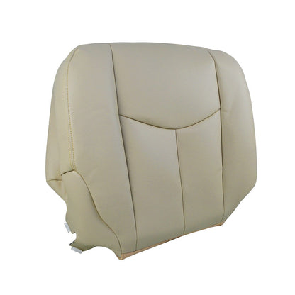 For 2003-2006 Chevy Suburban Driver Passenger Bottom &Top Leather Seat Cover Tan