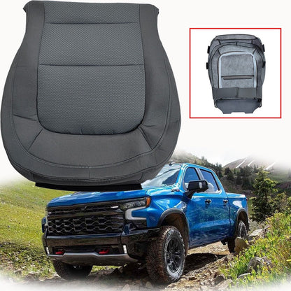 Driver Side Bottom Cloth Seat Cover Dark Gray For 2015 - 2022 Chevy Colorado