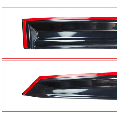 Window Visor Sun Rain Deflector Guard For 2003-2007 Honda Accord 4-Door Sedan