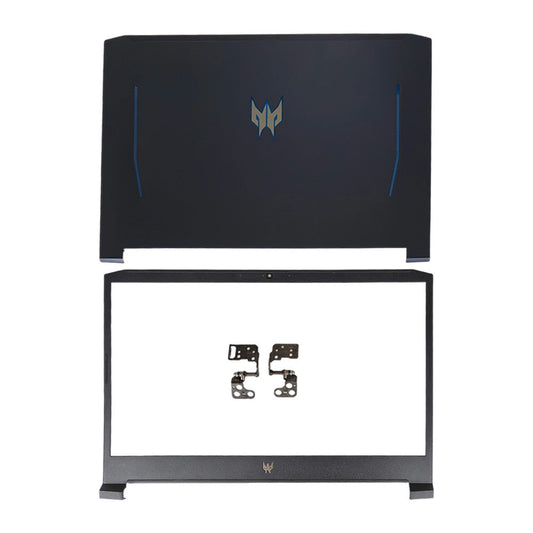 15.6" Lid Back Cover+ Bezel+ Hinges For Acer Predator Helios 300 PH315-53 -54 US