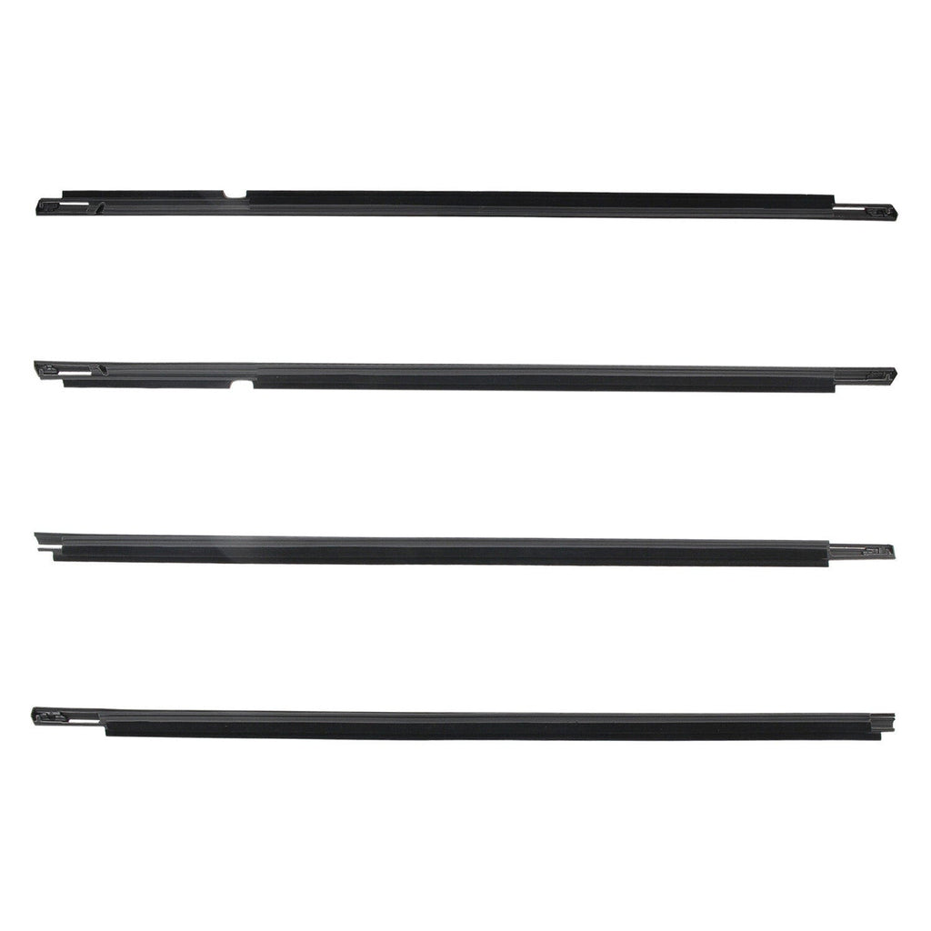 New WCO09 4PCS Door Belt Weather Strip Molding Seal For 2003-2008 Toyota Corolla