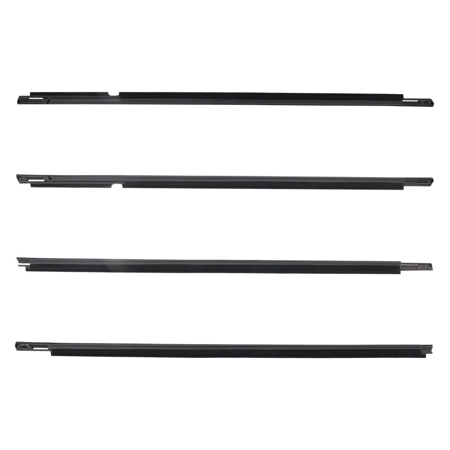 New WCO09 4PCS Door Belt Weather Strip Molding Seal For 2003-2008 Toyota Corolla