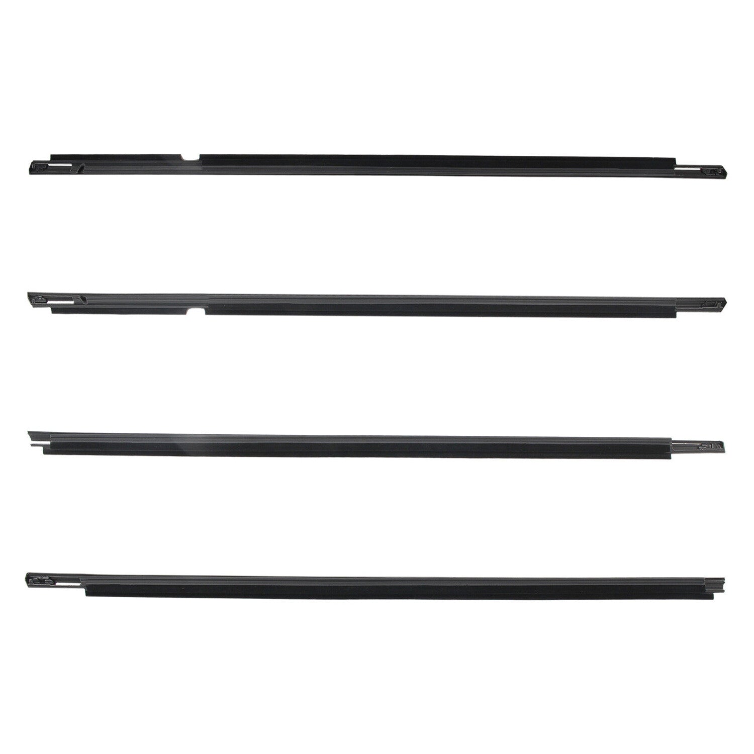 New WCO09 4PCS Door Belt Weather Strip Molding Seal For 2003-2008 Toyota Corolla