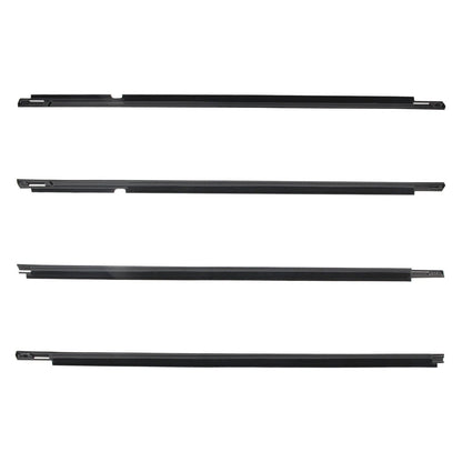 New WCO09 4PCS Door Belt Weather Strip Molding Seal For 2003-2008 Toyota Corolla