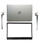 New For Dell Inspiron 15 5584 Top Back Cover 0GYCJR Silver & Front Bezel Hinges