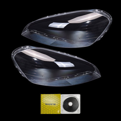 Front Pair Headlight Lens Cover For Volvo XC60 2009 2010 2011 2012 2013 Clear