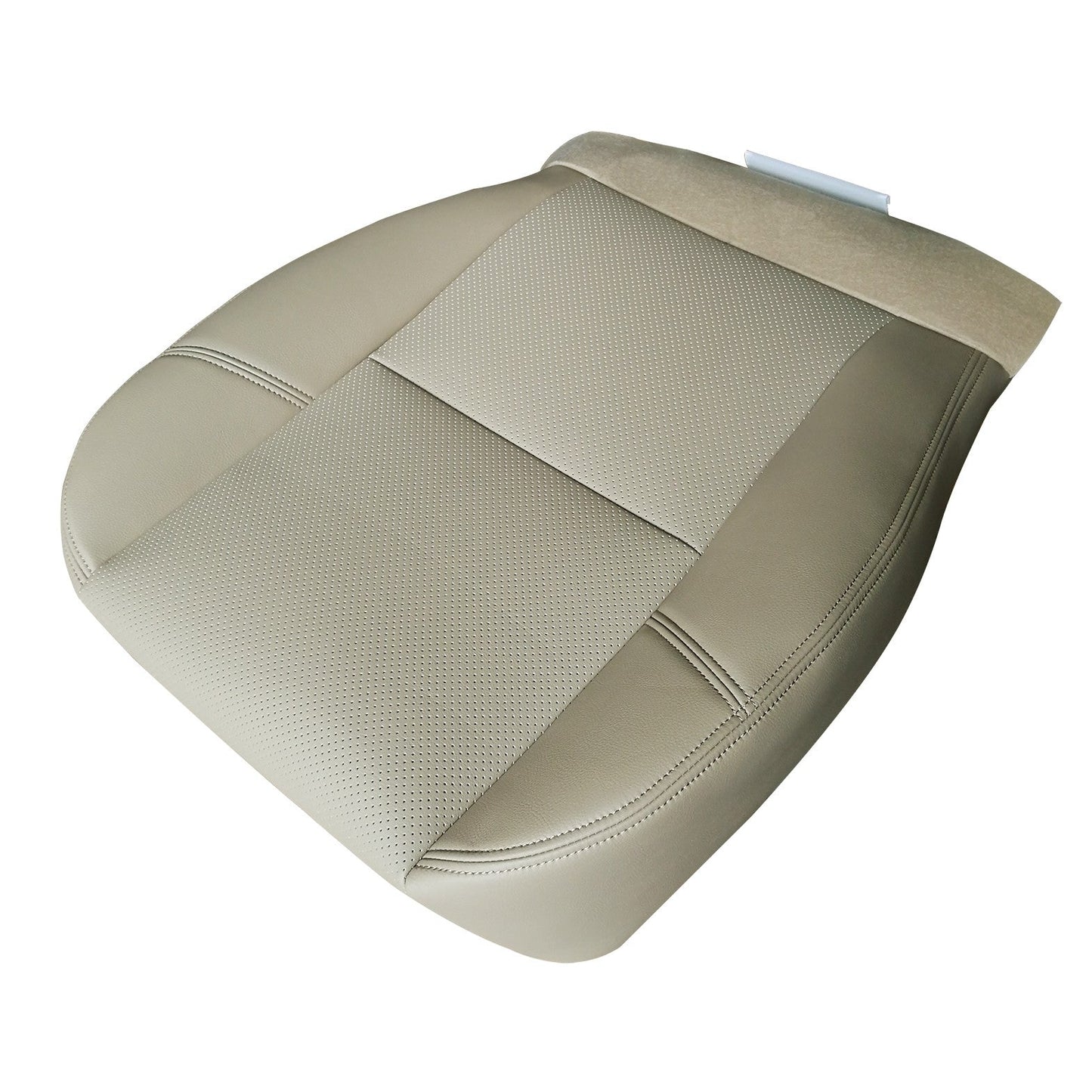 Front Bottom Leather Seat Cover Tan For 2007 2008 - 2014 Cadillac Escalade