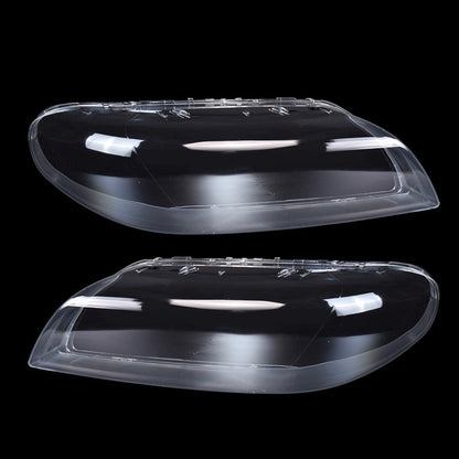 2Pcs Left & Right Side Headlight Lens Covers Replacement For Volvo S80 2007-2016
