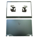 New Gray Blue Top Back Cover+Bezel+Hinges For MSI GE76 Raider 10SGS SFS MS-17K1