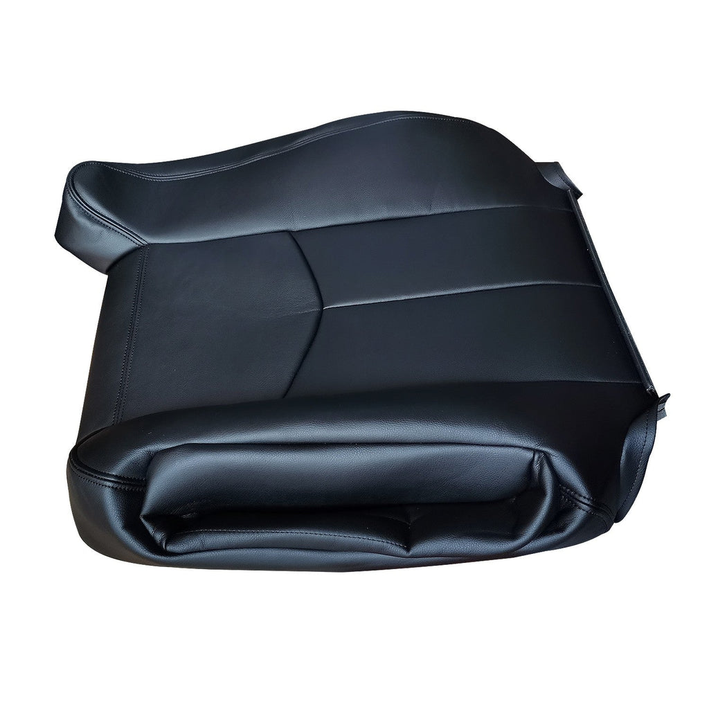 For 2003-2006 Chevy Silverado Avalanche Driver Top Leather Seat cover Dark Gray