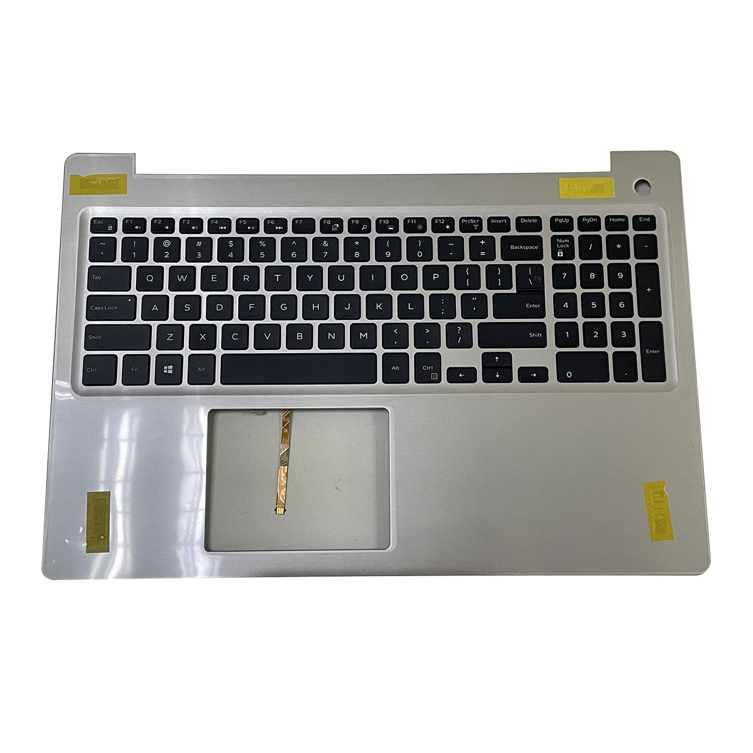 New For Dell Inspiron 15 5570 5575 Palmrest Backlit US Keyboard 0MR2KH Silver US