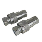 2Sets For Pioneer Ball Style 1/2" NPT Hydraulic Coupler Quick Connect Coupling