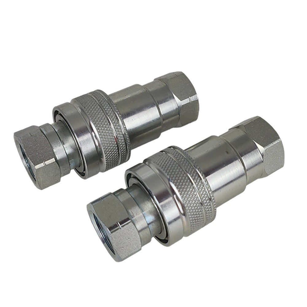 2Sets For Pioneer Ball Style 1/2" NPT Hydraulic Coupler Quick Connect Coupling