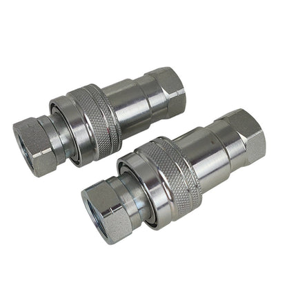2Sets For Pioneer Ball Style 1/2" NPT Hydraulic Coupler Quick Connect Coupling