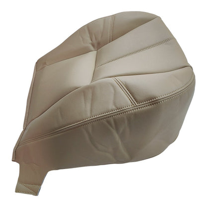 For 2007 2008 - 2012 Chevy Silverado Driver Bottom Leather Seat Cover Tan
