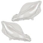 A Pair Front Side Headlight Lens Cover For 2014- 2017 Maserati Quattroporte