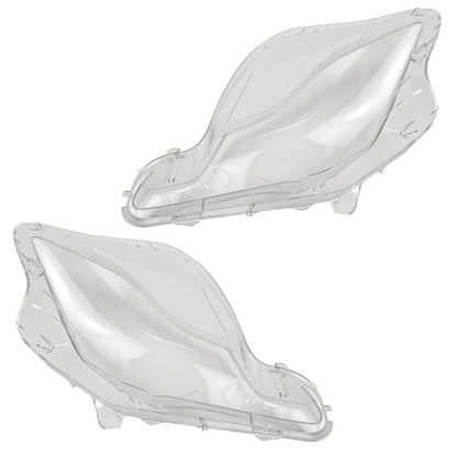 A Pair Front Side Headlight Lens Cover For 2014- 2017 Maserati Quattroporte