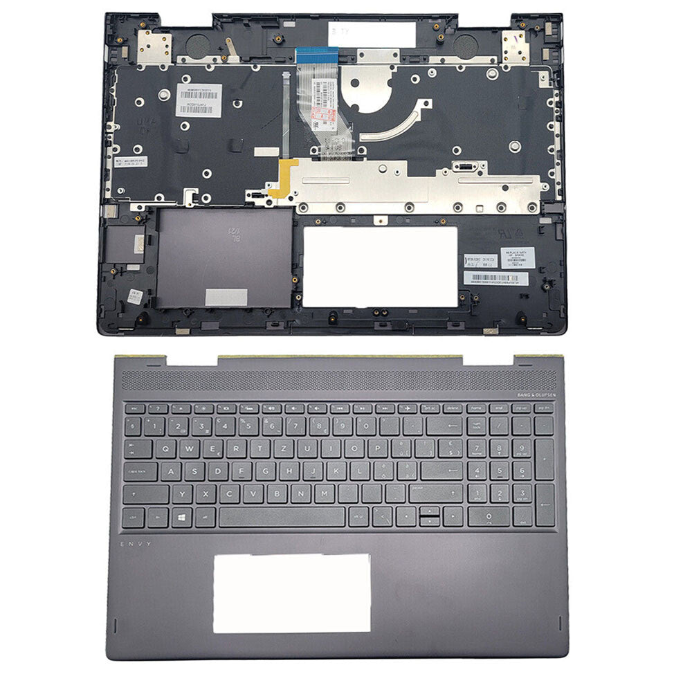 New Palmrest Backlit US Keyboard For HP X360 15-BP 15M-BQ 924335-001 TPN-W127 US