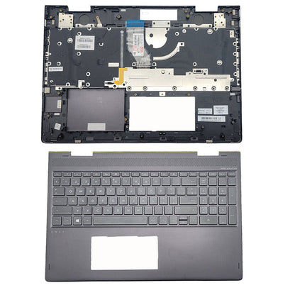 New Palmrest Backlit US Keyboard For HP X360 15-BP 15M-BQ 924335-001 TPN-W127 US