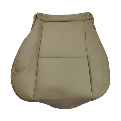 Driver Side Bottom Leather Seat Cover Tan For 2000-2004 Toyota Tundra Sequoia