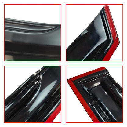 3D WAVY M STYLE WINDOW VISOR RAIN GUARD VENT FOR 2014-2018 KIA FORTE K3 SEDAN