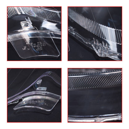 A Pair Headlight Lens Cover Clear L+R For Mercedes Benz CLK C209 W209 2005-2009