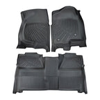 Floor Mats Liner TPE Fit for 07-13 Silverado/Sierra 1500 and 07-14 2500/3500