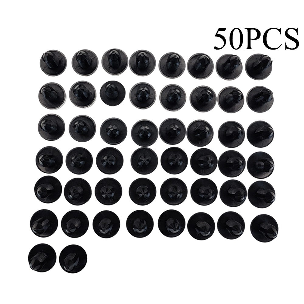 50x Bumper Fastener Rivet Clips Fender Shield Retainer Push Pin For Ford