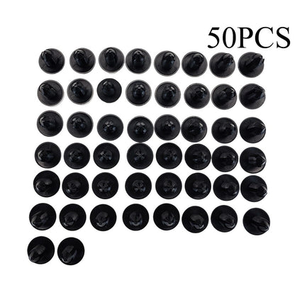 50x Bumper Fastener Rivet Clips Fender Shield Retainer Push Pin For Ford