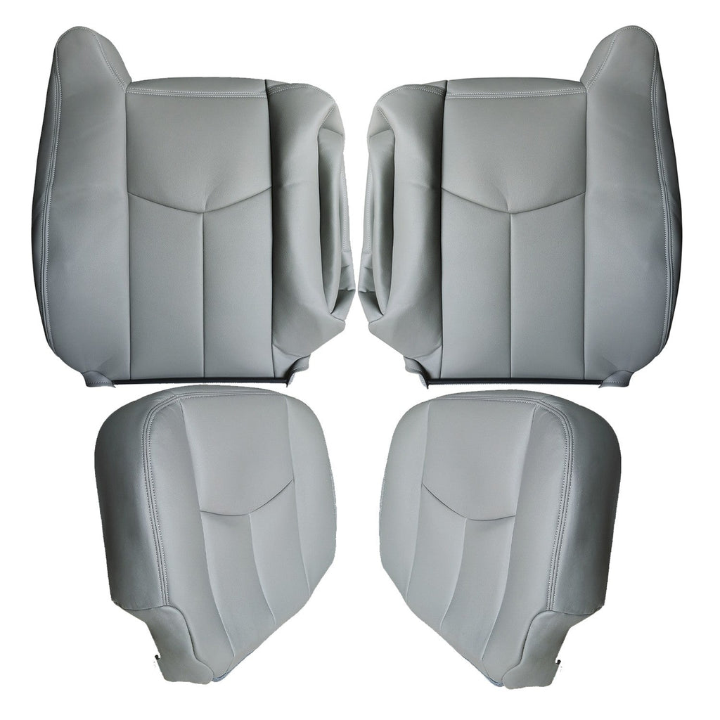 For 2003 2004 -2006 Chevy Tahoe Suburban Driver & Passenger Leather Seat Cover