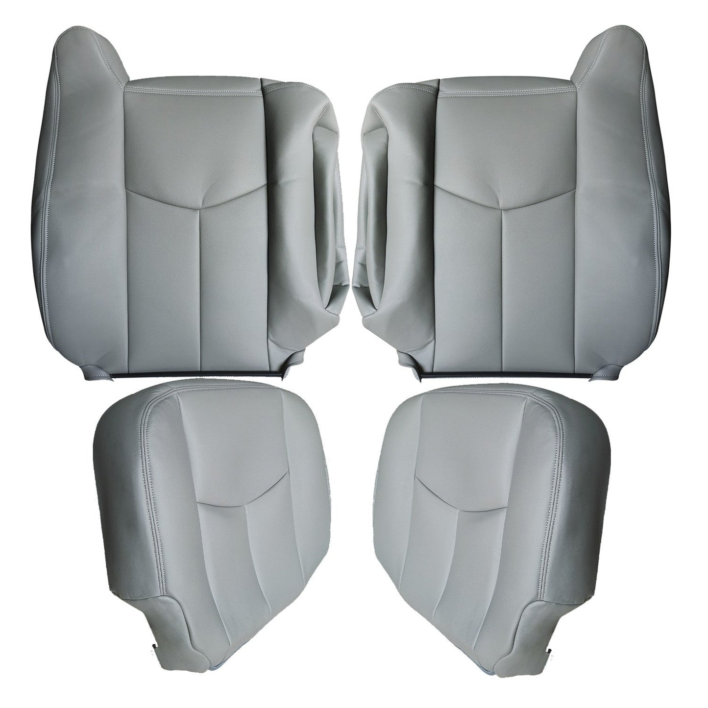 For 2003 2004 -2006 Chevy Tahoe Suburban Driver & Passenger Leather Seat Cover