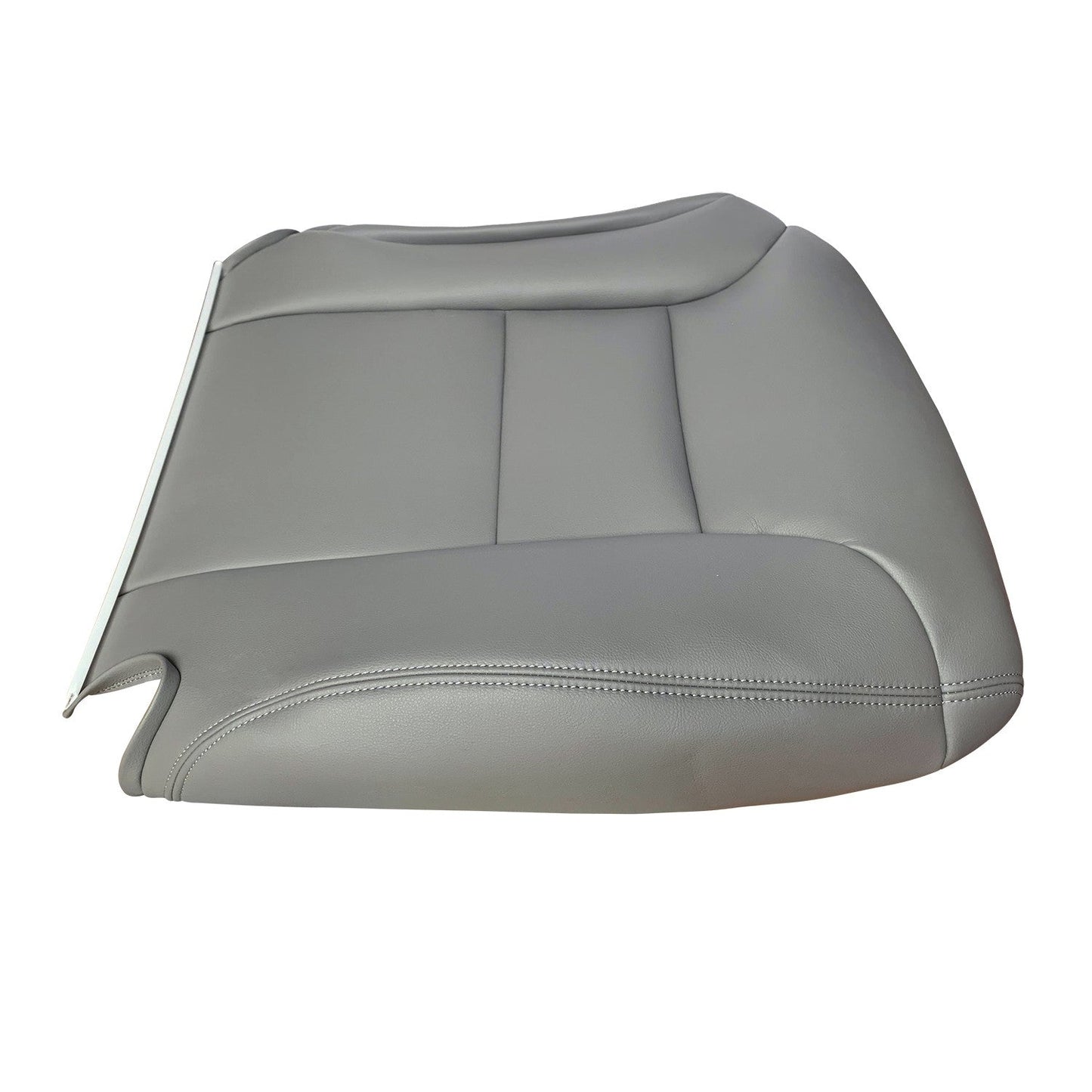 Driver Passenger Leather Seat Covers Gray For 1995 - 1999 Chevy Silverado Tahoe