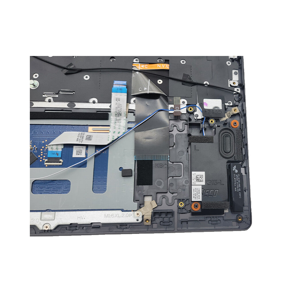 New Gray Palmrest Backlit Keyboard Touchpad For Dell Vostro 15 5510 5515 0JVYYX